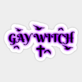 Gay/Lesbian Witch Sticker